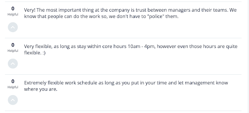 microsoft employee feedback screenshot