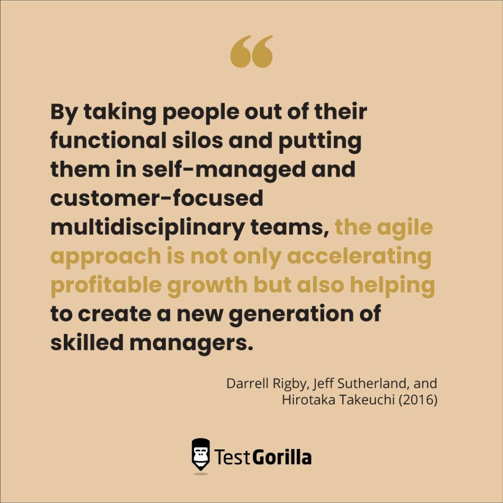 Quote - Darrell Rigby - what agile approach is
