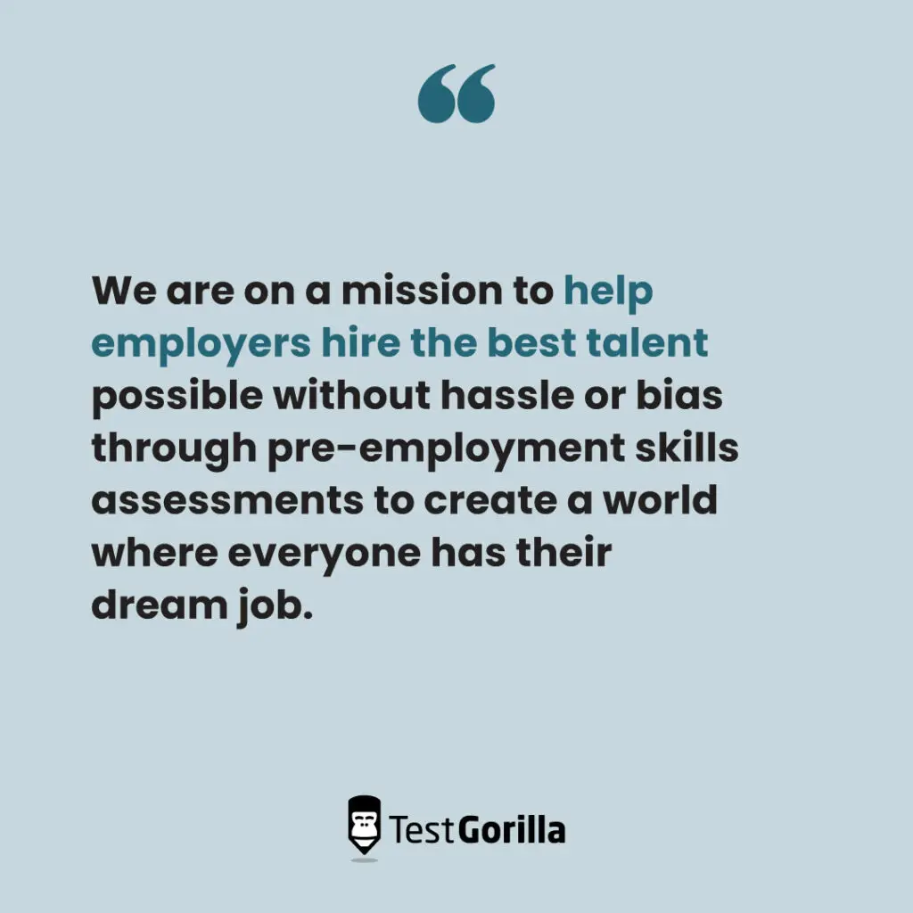 Mission to help employers hire the best talent possible without hassle or bias