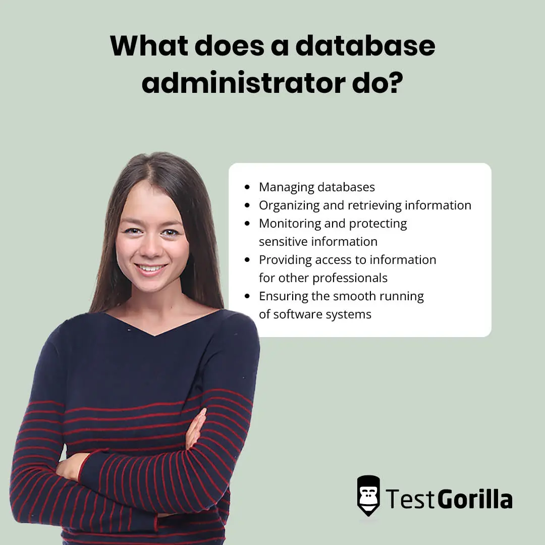 What does a database administrator do