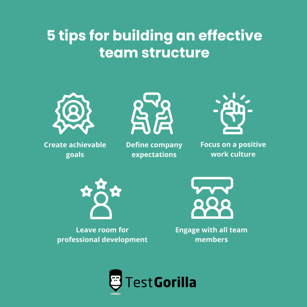 5 tips for building an effective team structure