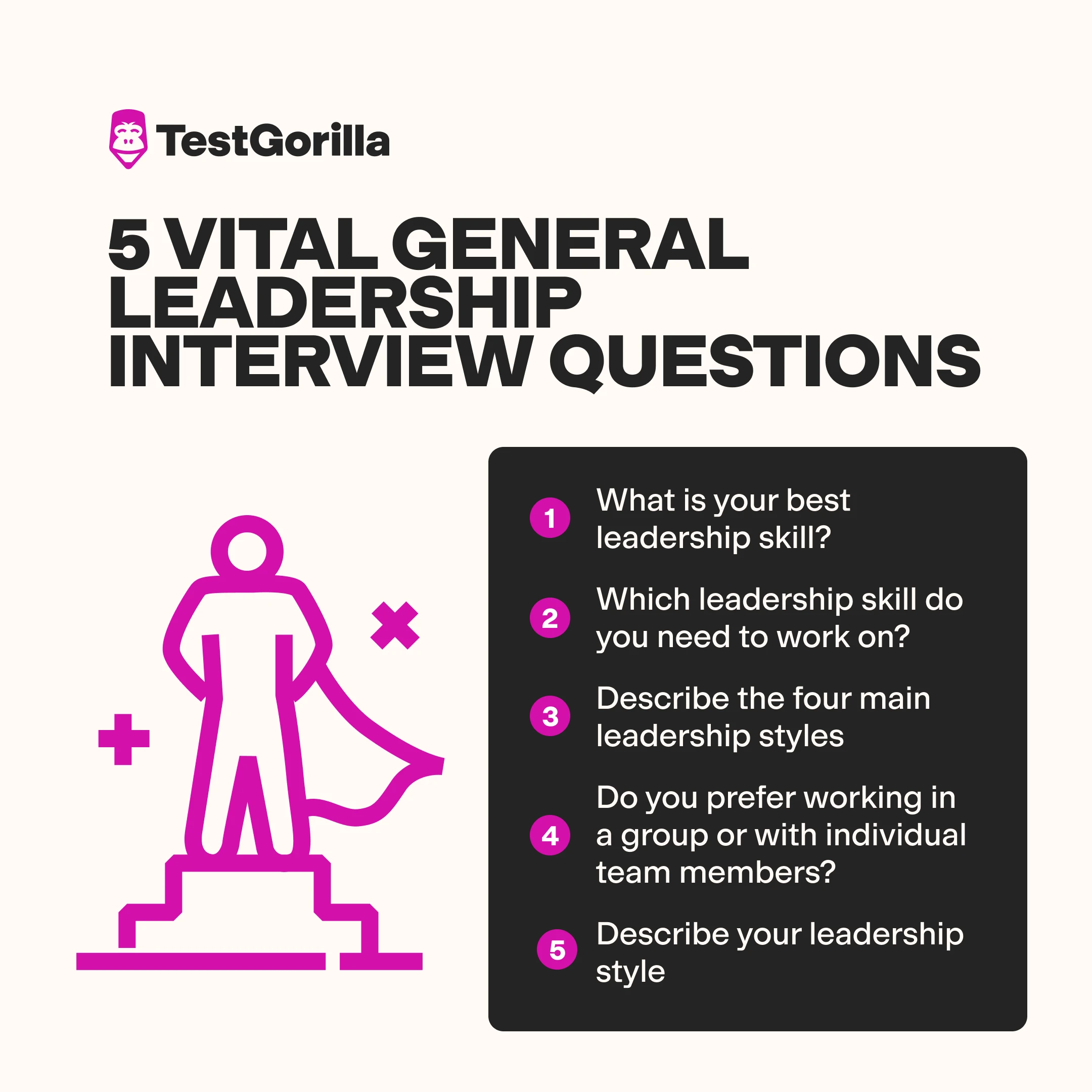 5 vital general leadership interview questions