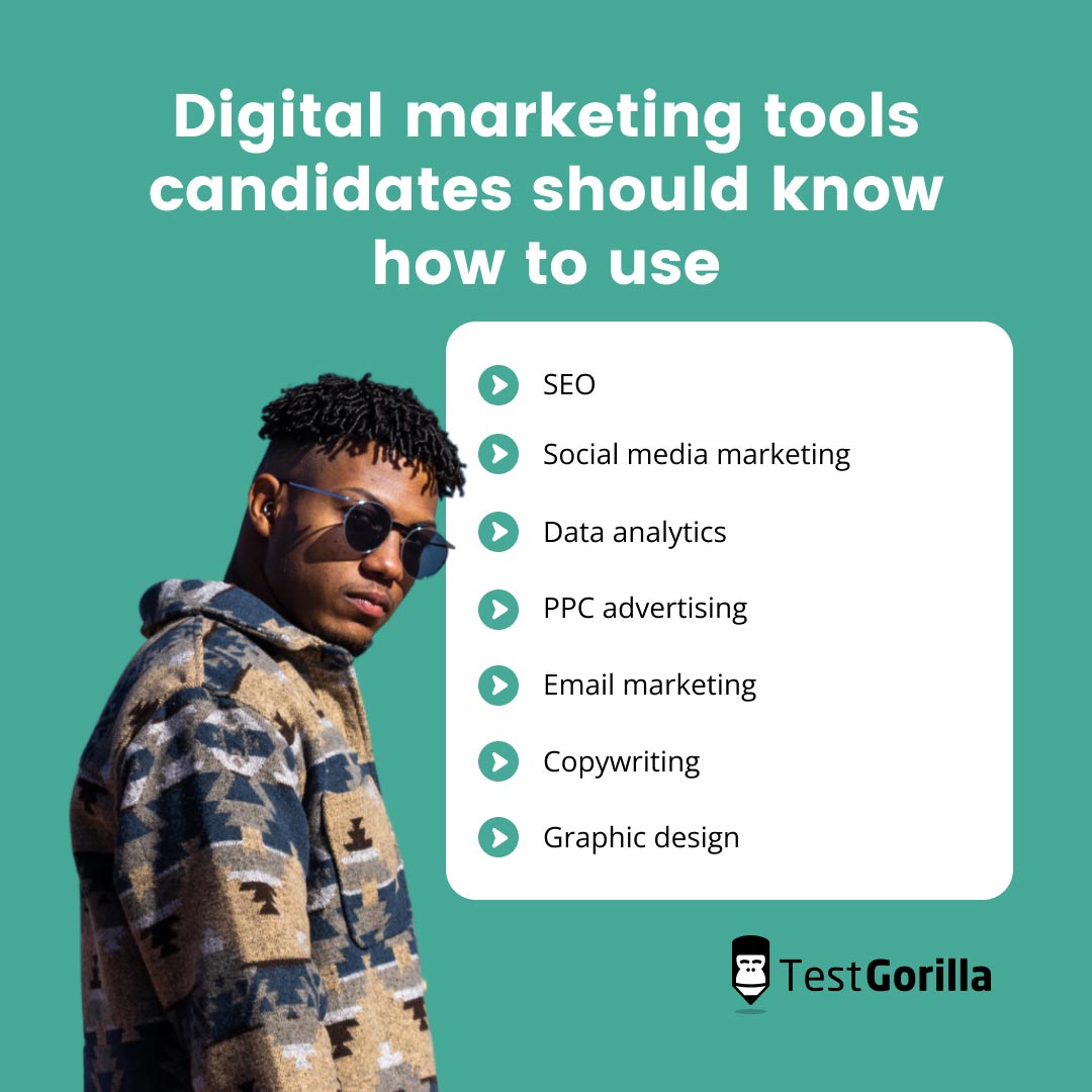 Digital marketing tools candidates should know how to use 