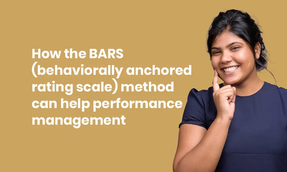 how bars method help performance management