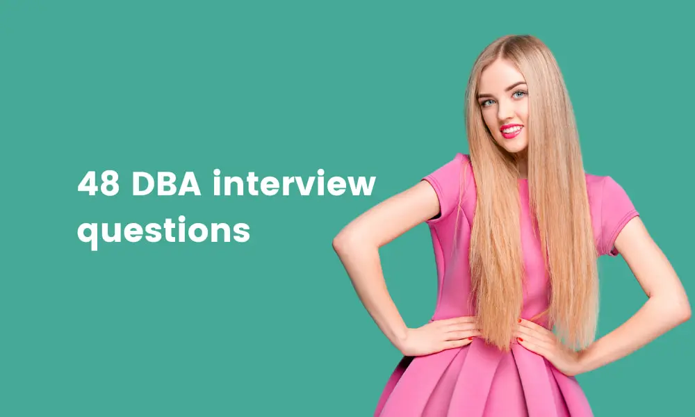 48 DBA interview questions TG