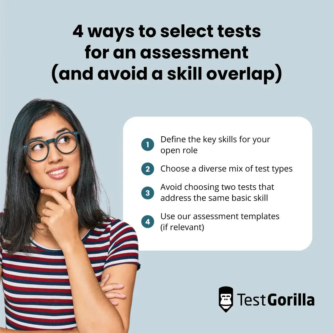 4 ways to select tests for an assessment (and avoid a skill overlap)