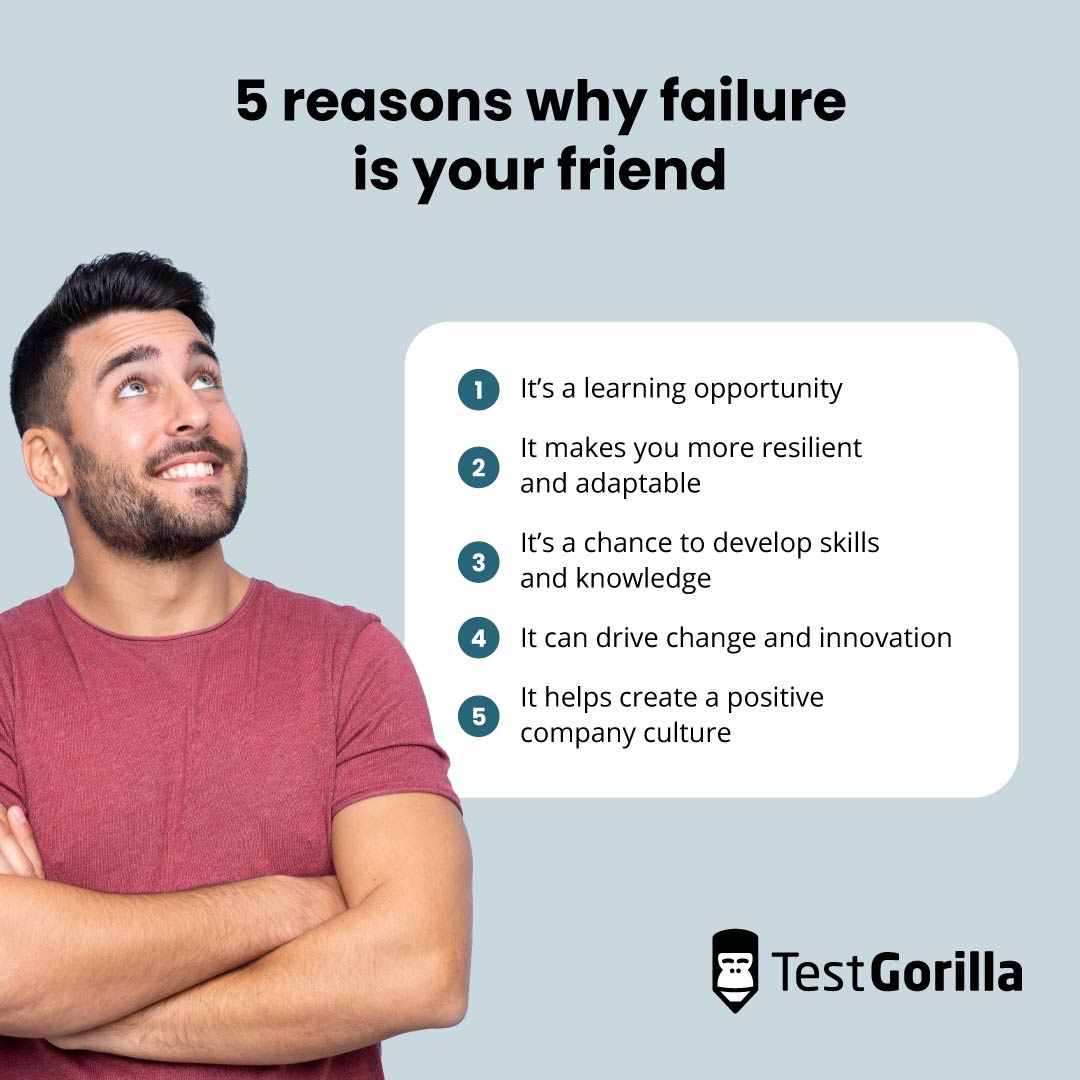 5 reasons why failure is your friend graphic