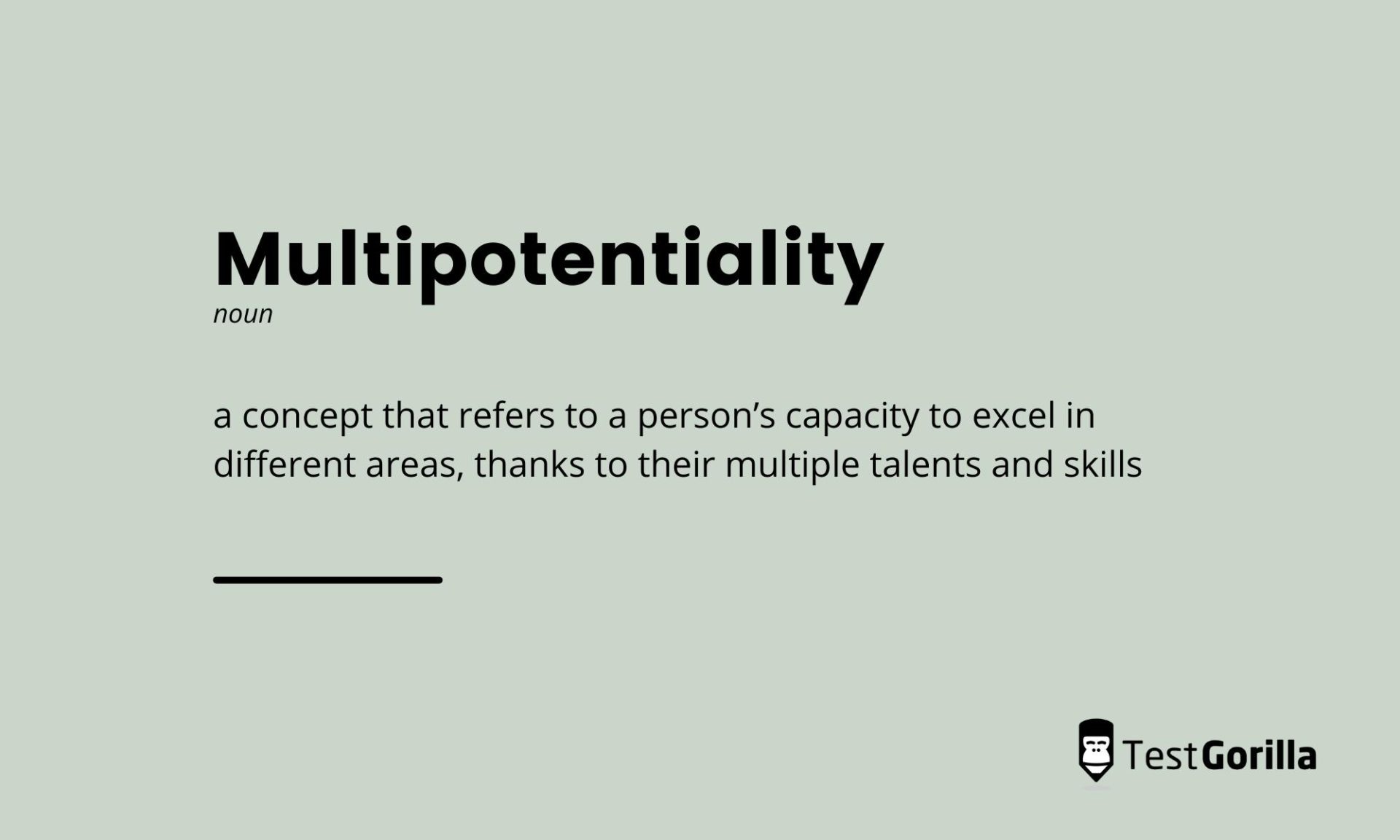 Definition of multipotentiality