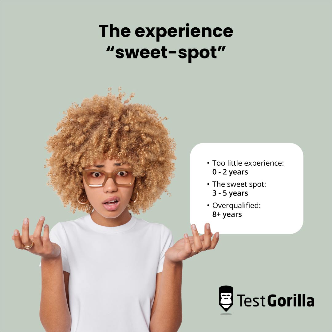 The experience sweet spot