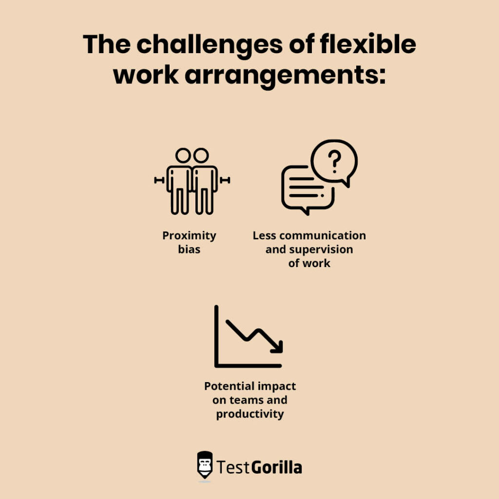 three challenges of flexible work arrangements