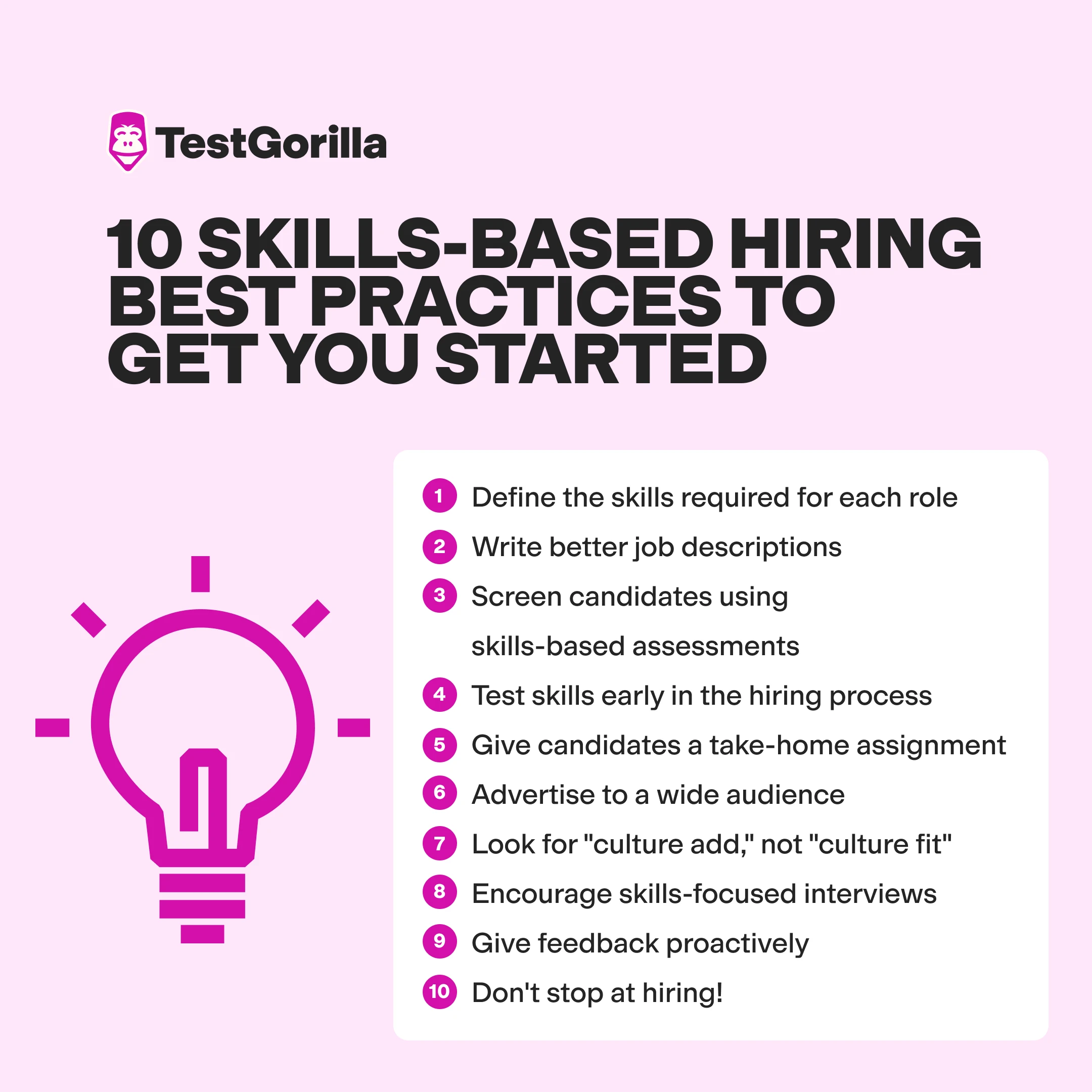 10 best practices for skills-based recruitment and selection