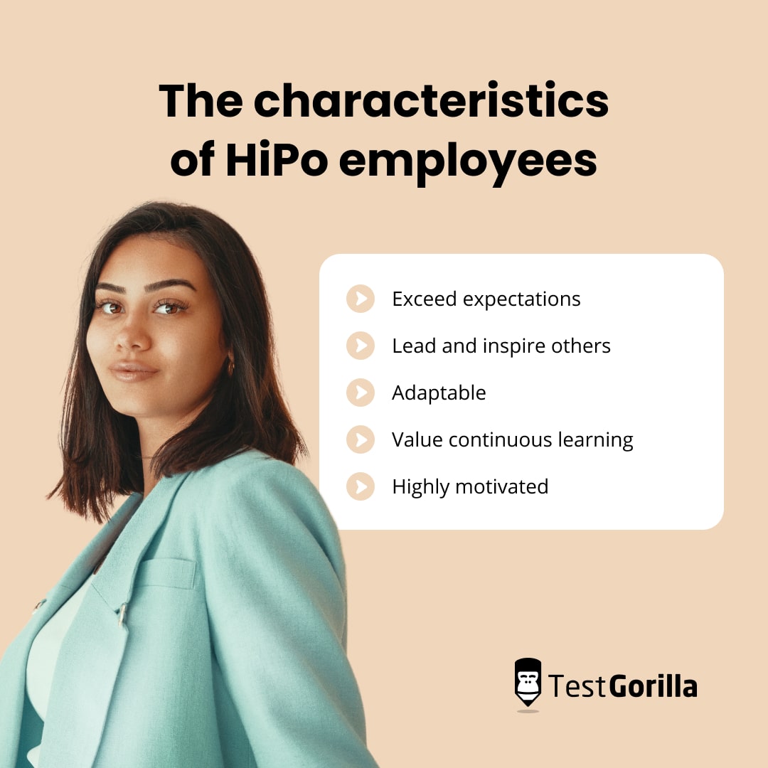 The characteristics of HiPo employees graphic