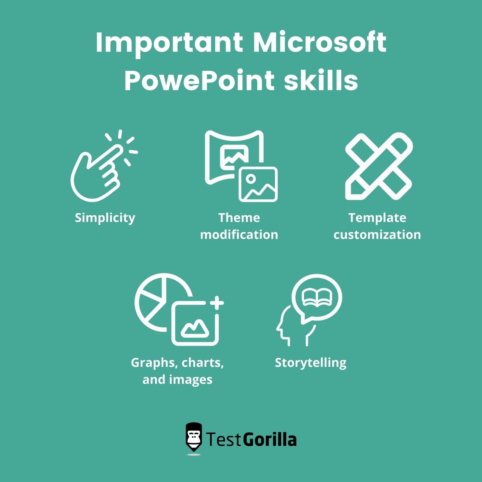 image showing important Microsoft PowerPoint skills