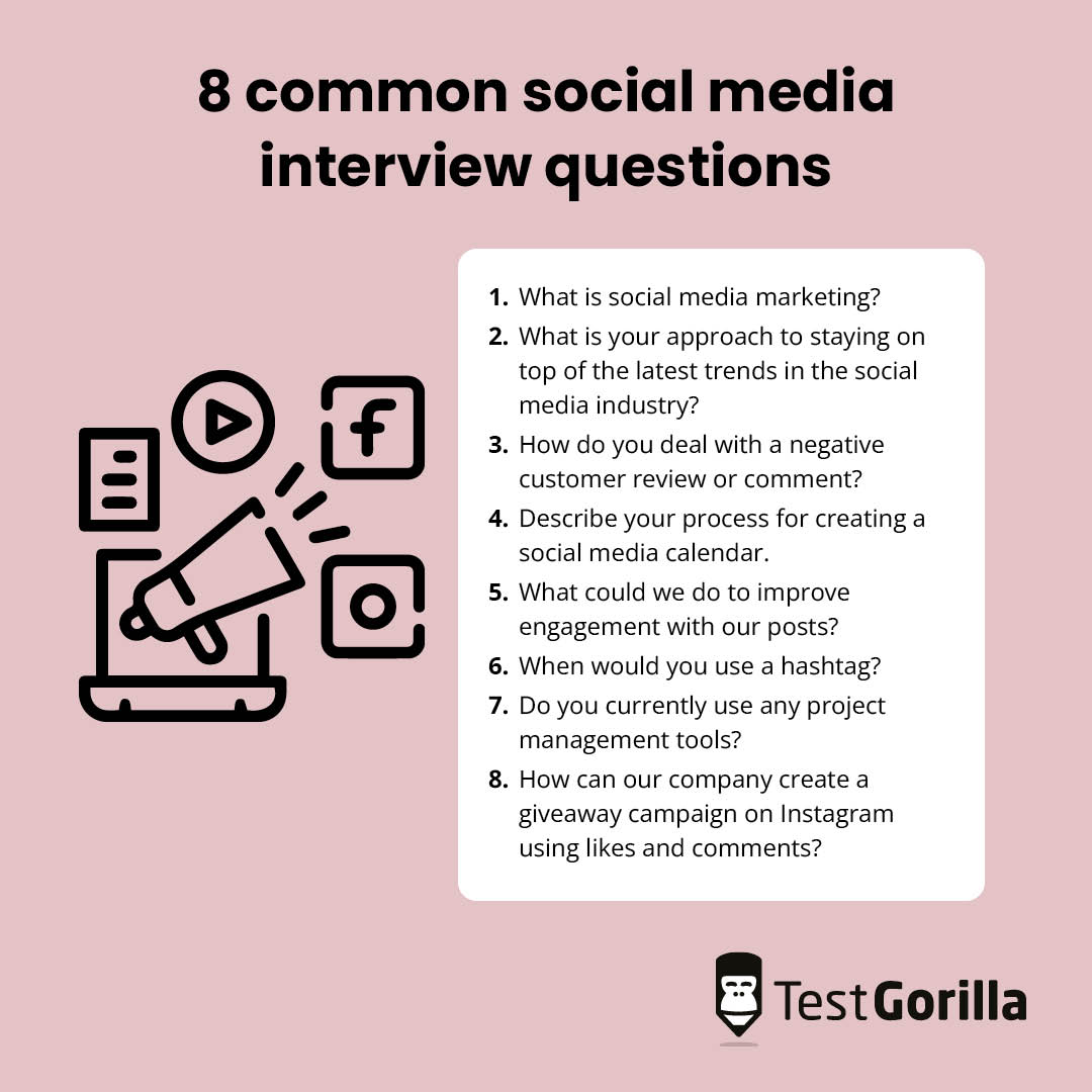 8 common social media interview questions