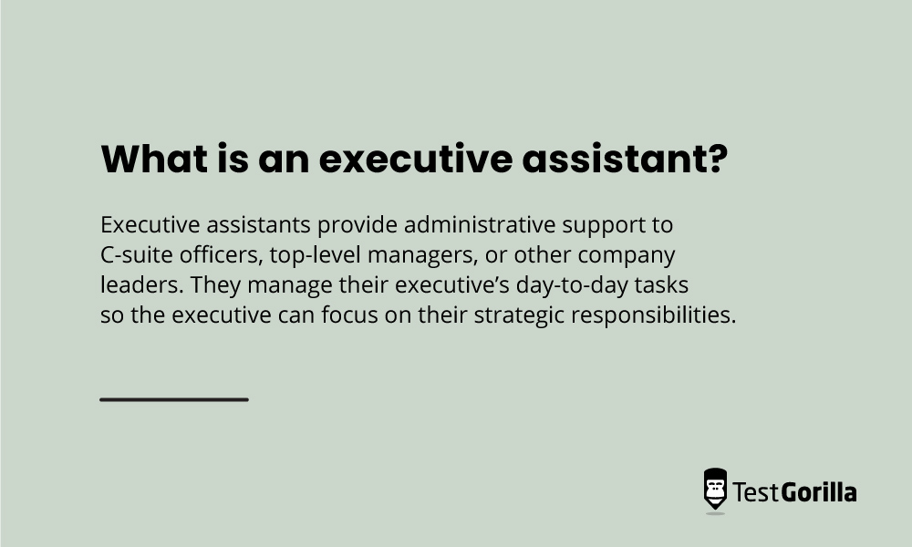 What is an executive assistant featured image