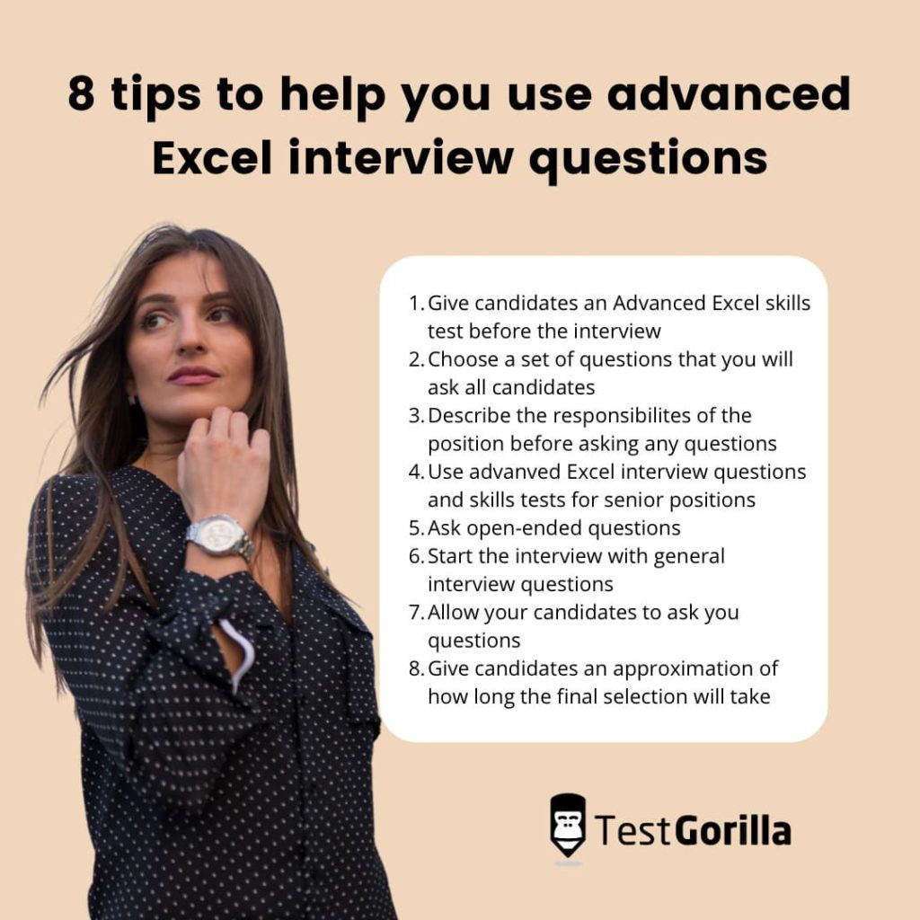 50 Excel Interview Questions To Assess Candidates | TestGorilla