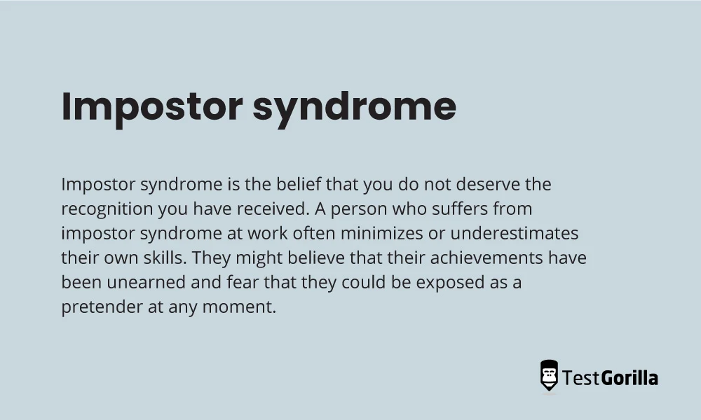 Impostor syndrome definition