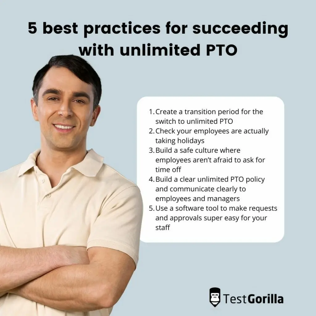 unlimited PTO best practices