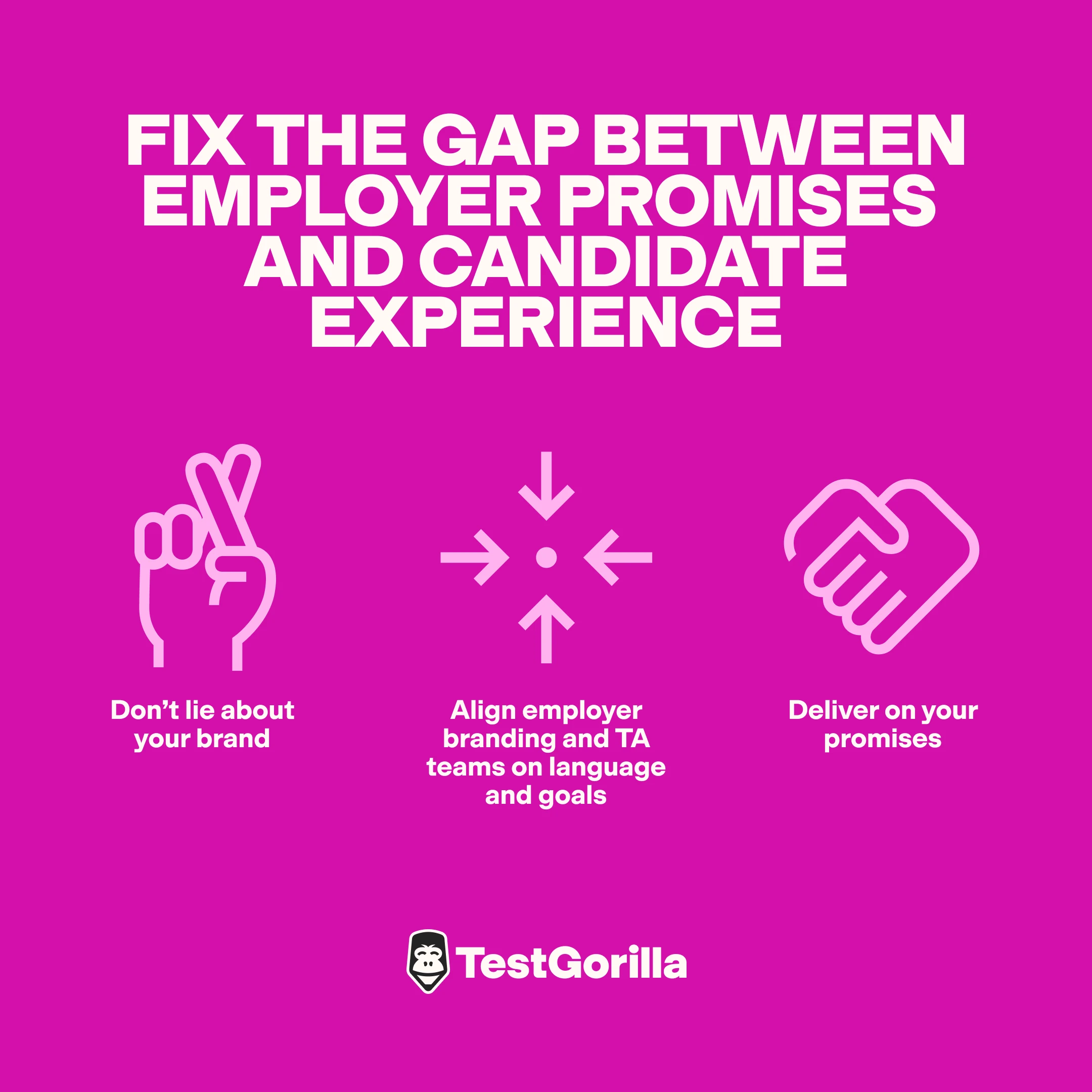 Fix the Gap Between Employer Promises and Candidate Experience graphic