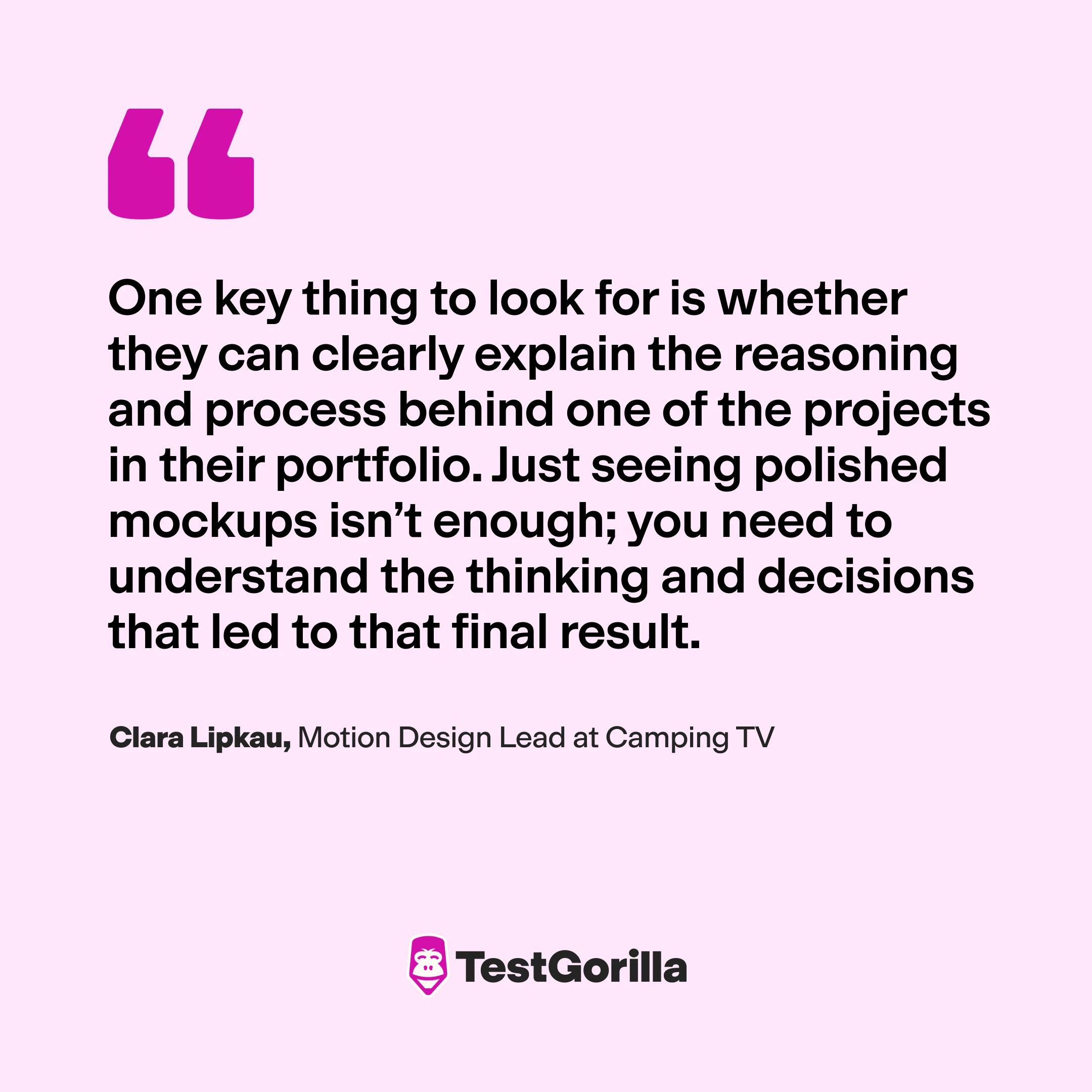 Quote Clara Lipkau can they clearly explain the reasoning graphic