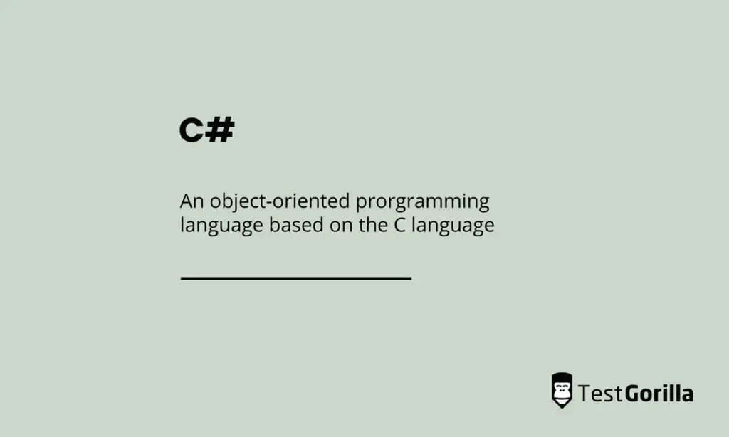 definition of C# language?