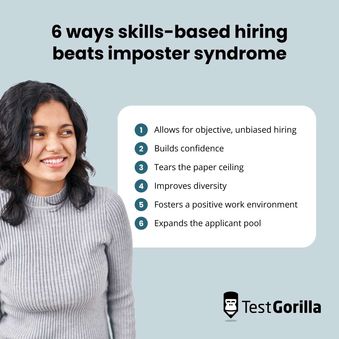 6 ways skills-based hiring beats imposter syndrome