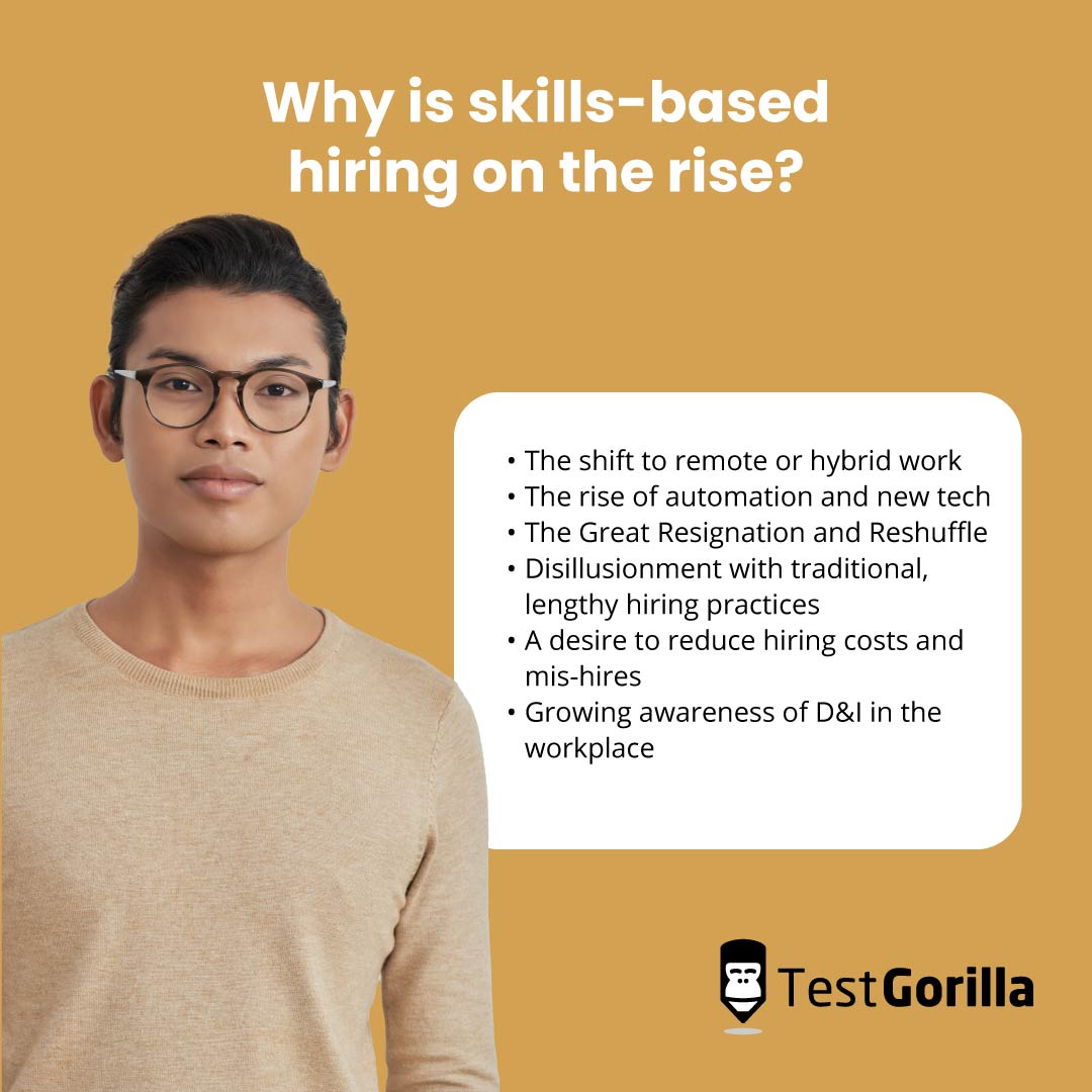 Why is skills-based hiring on the rise?