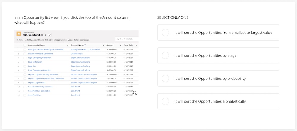 managing opportunities in Salesforce