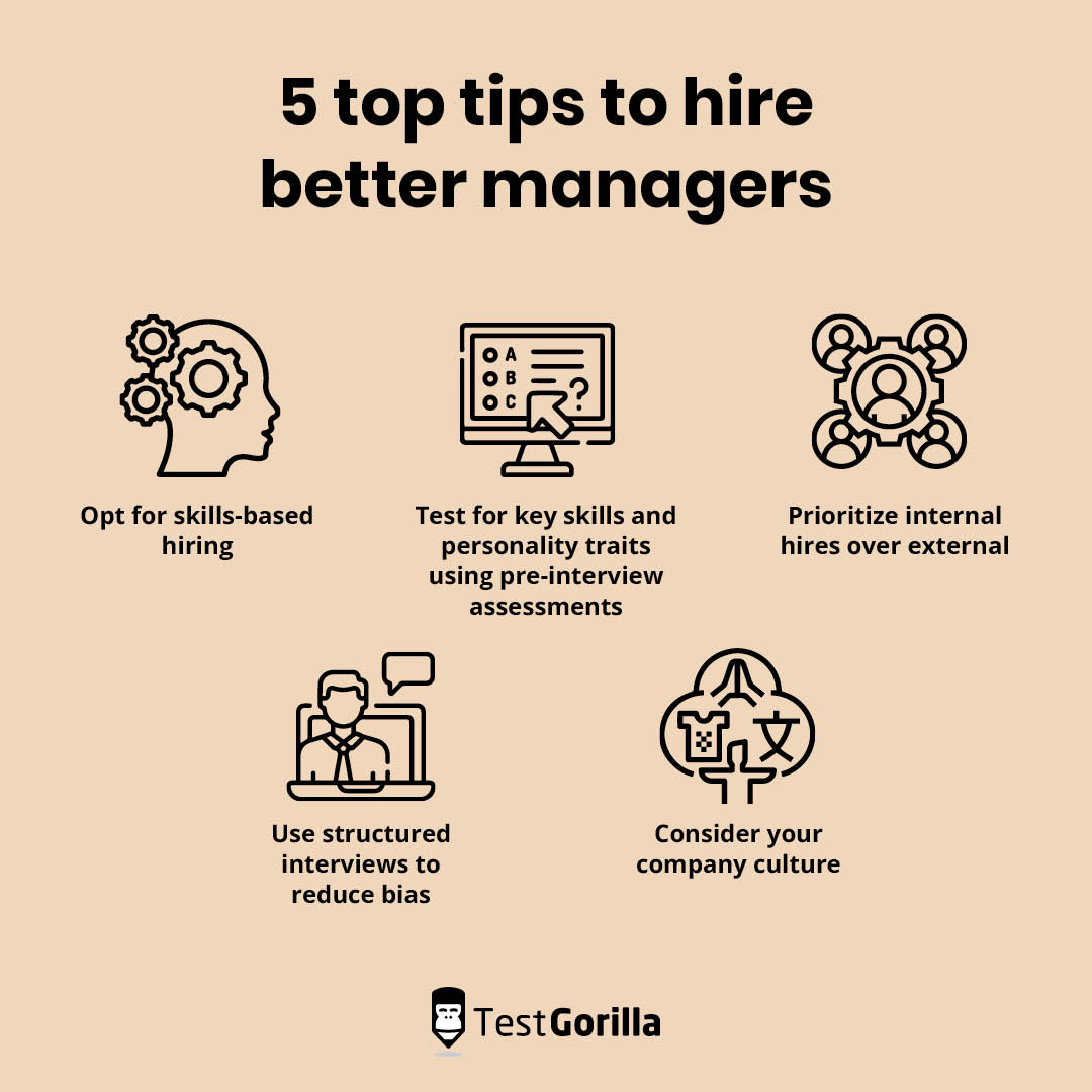 5 top tips to hire better managers