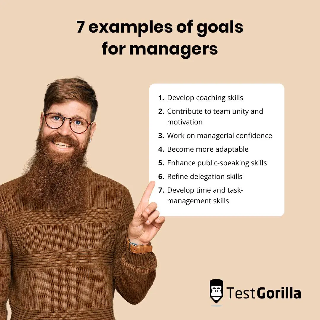7 example of goals for managers