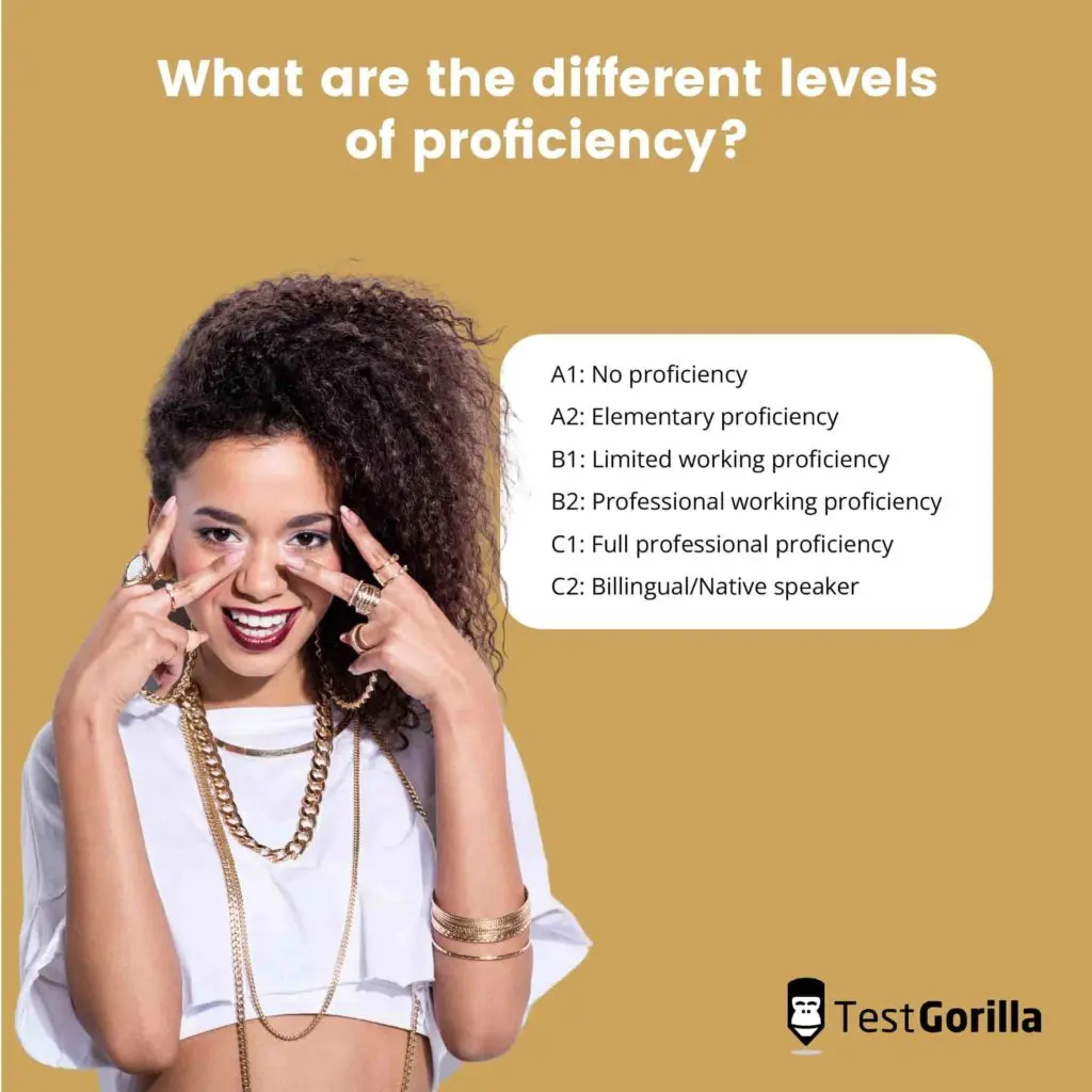 what are the different levels of language proficiency