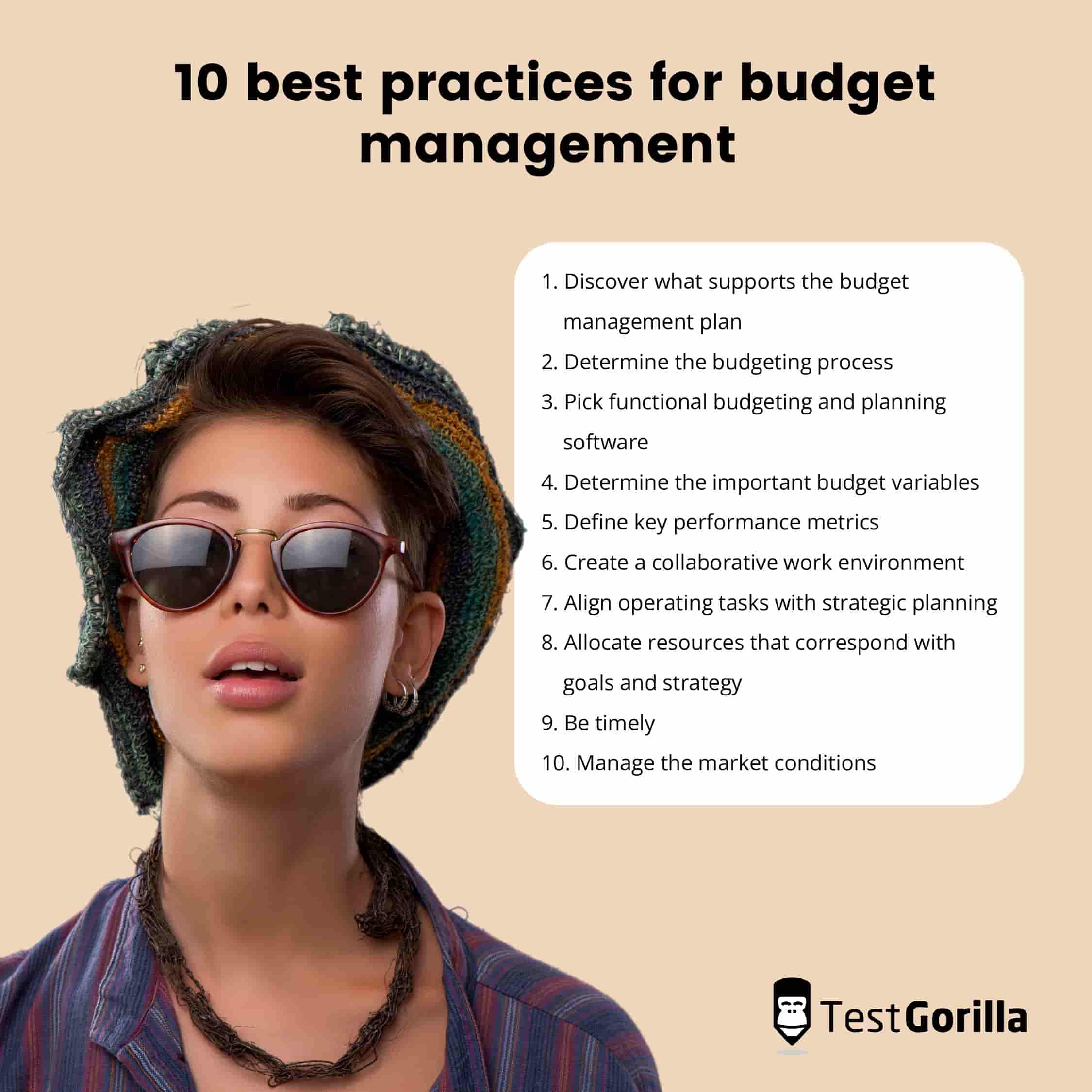 10 best practices for budget management