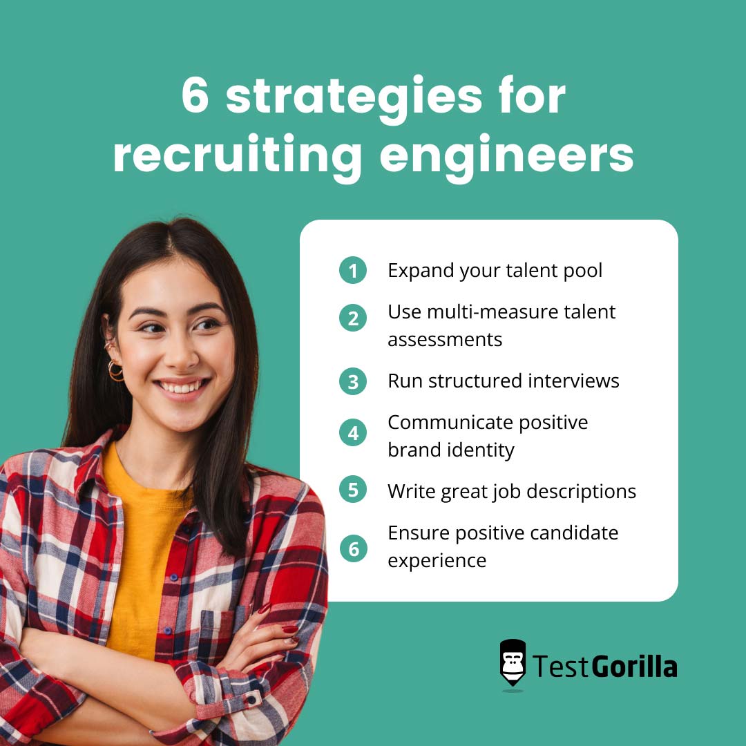 strategies for recruiting engineers graphic
