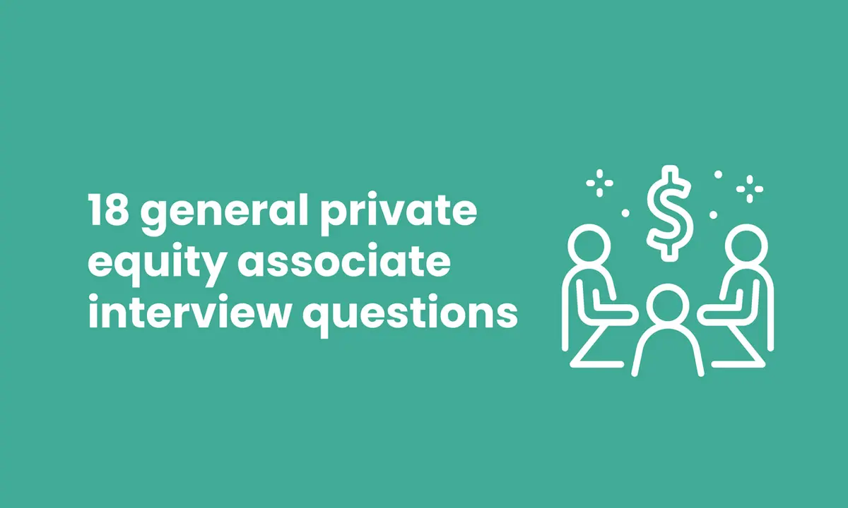 banner image for general private equity associate interview questions