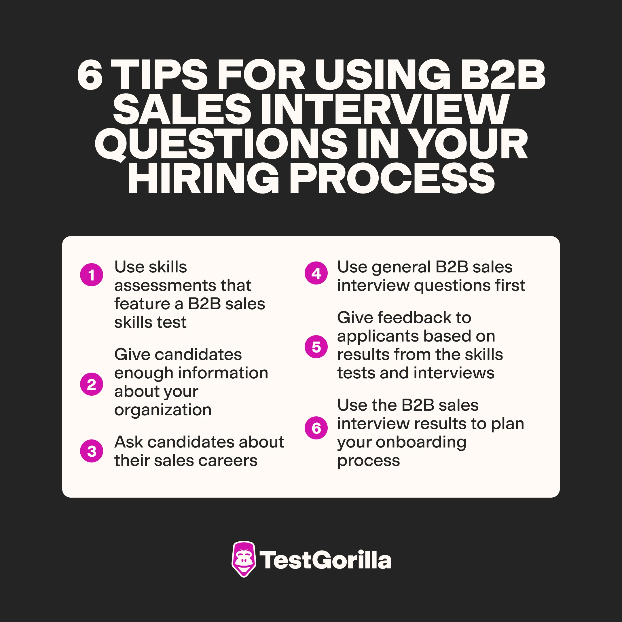 image listing 7 tips for using B2B sales interview questions in your hiring process 