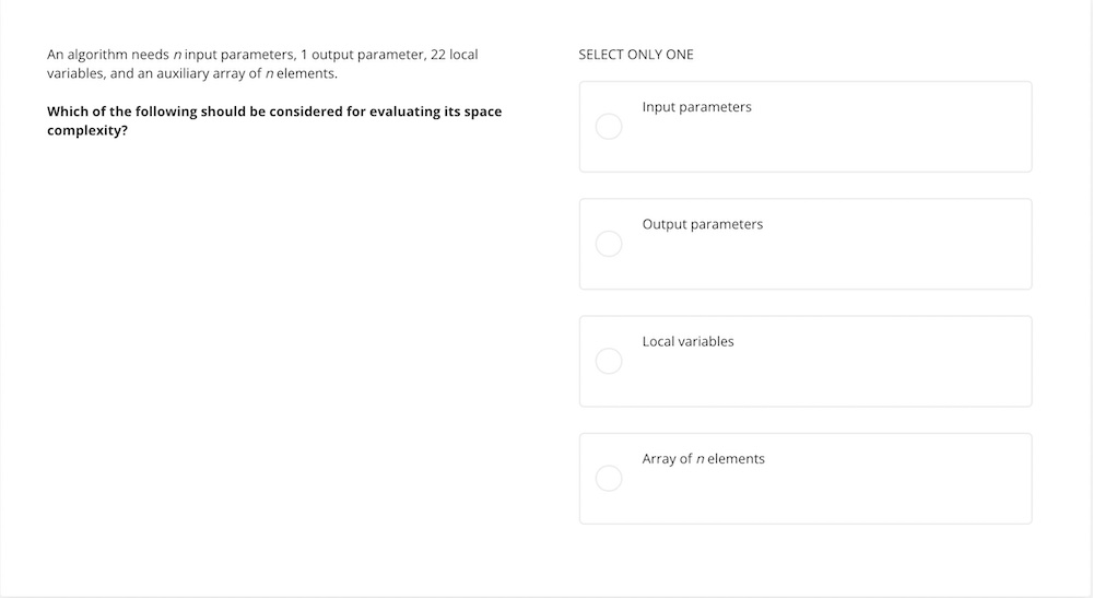 algorithms question