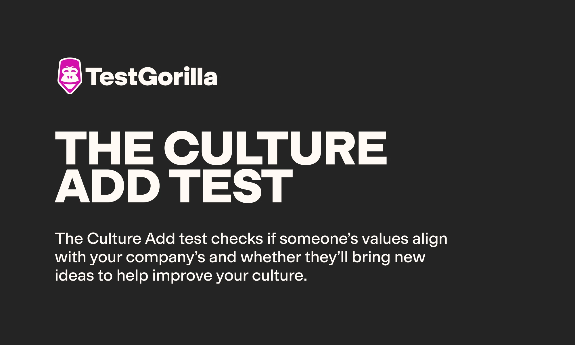 the culture add test graphic