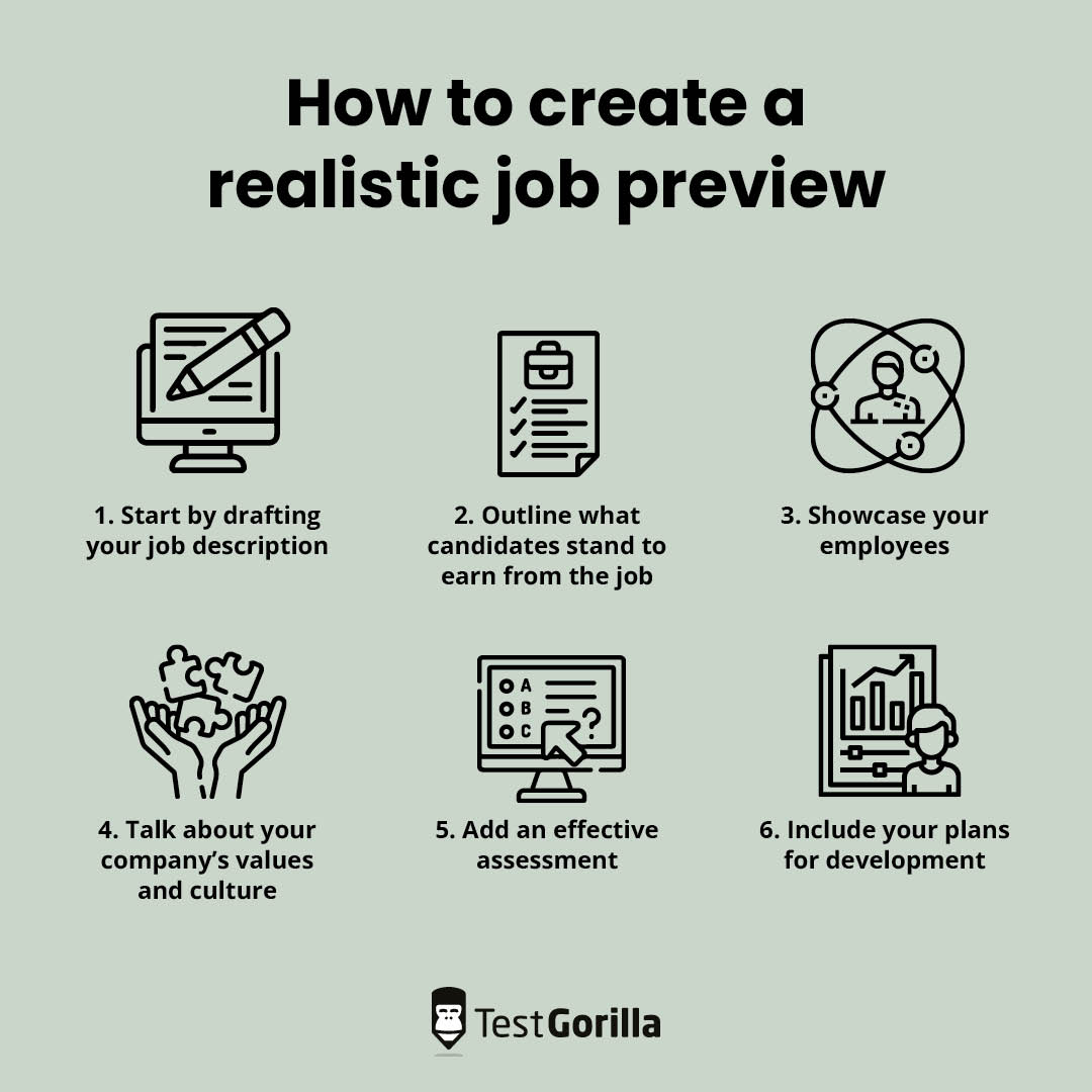 how to create a realistic job preview