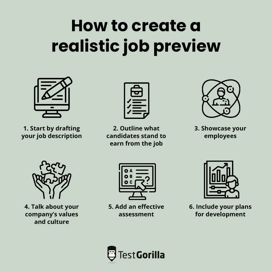 how to create a realistic job preview