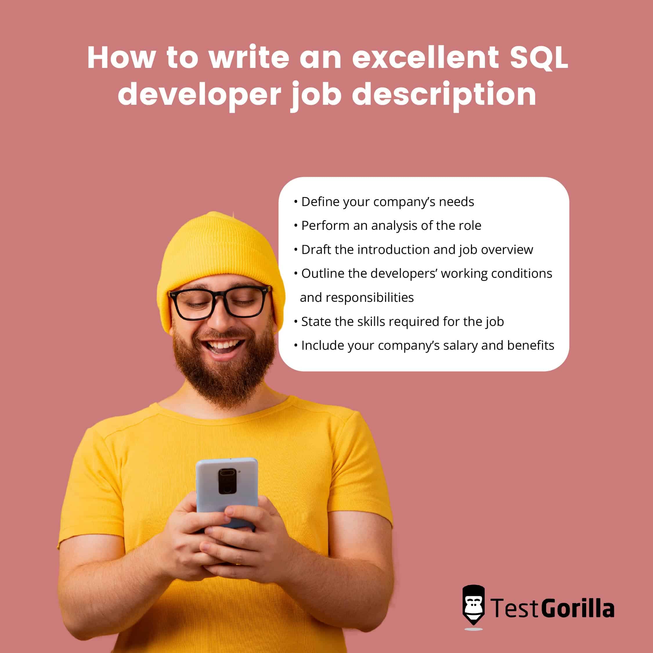 How to write an excellent SQL developer job description