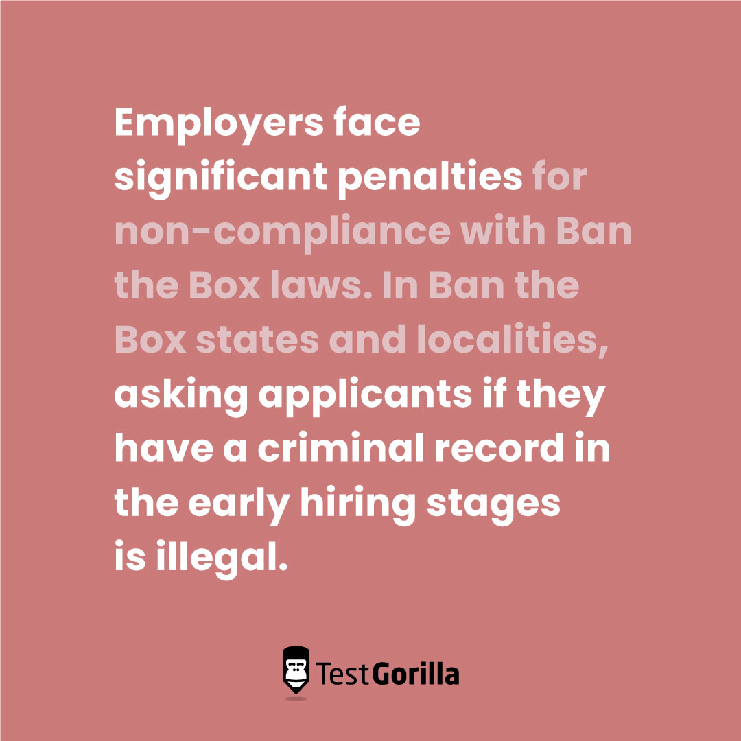 what ban the box means for employers graphic