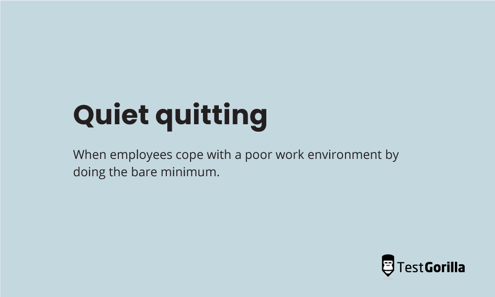 Quiet quitting definition