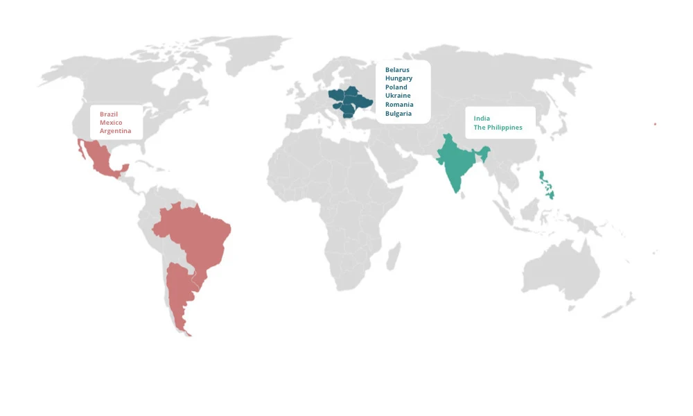 top locations to source onshore developers