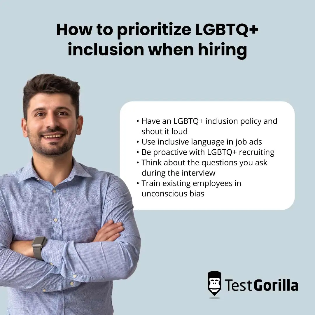 How to prioritize LGBTQ+ inclusion when hiring