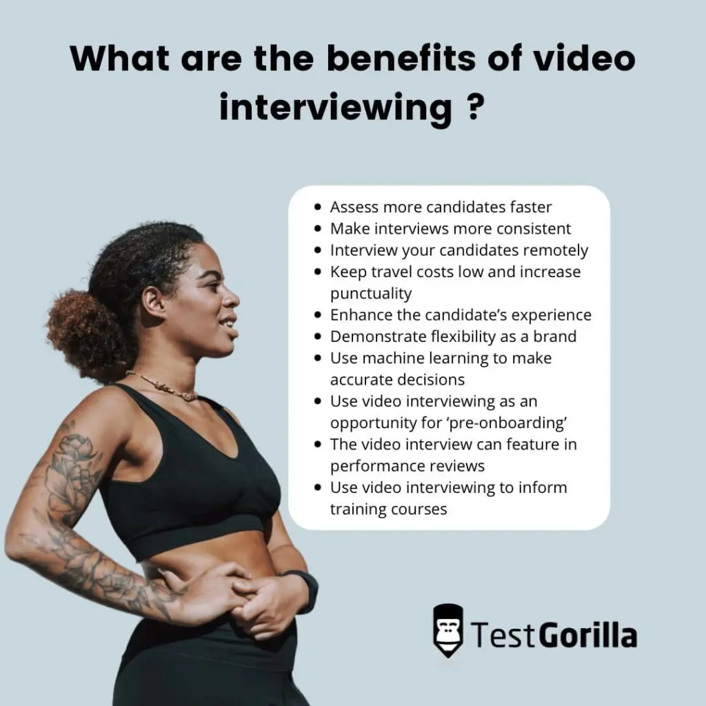 benefits of video interviewing