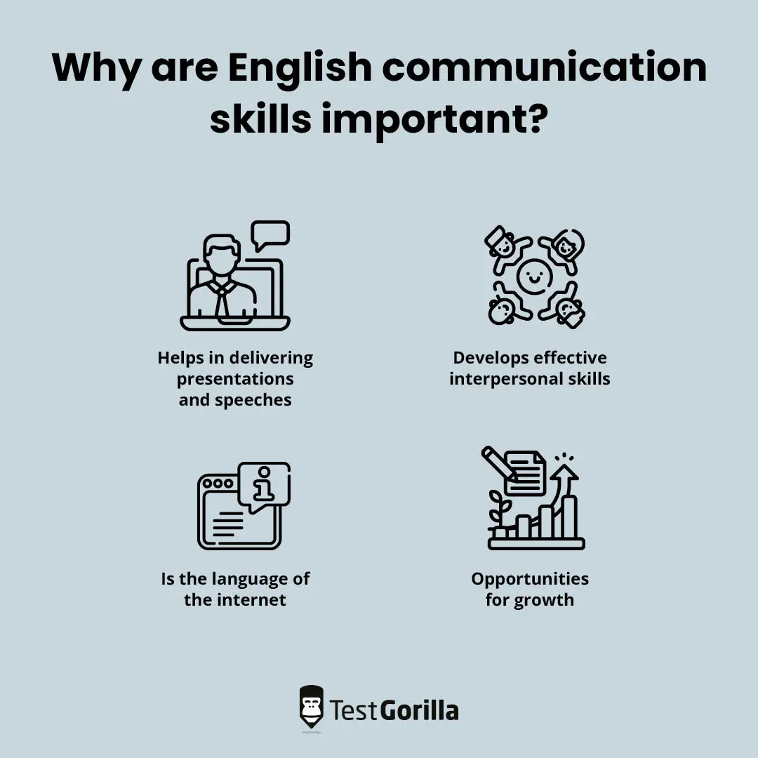 Why are English communication skills important