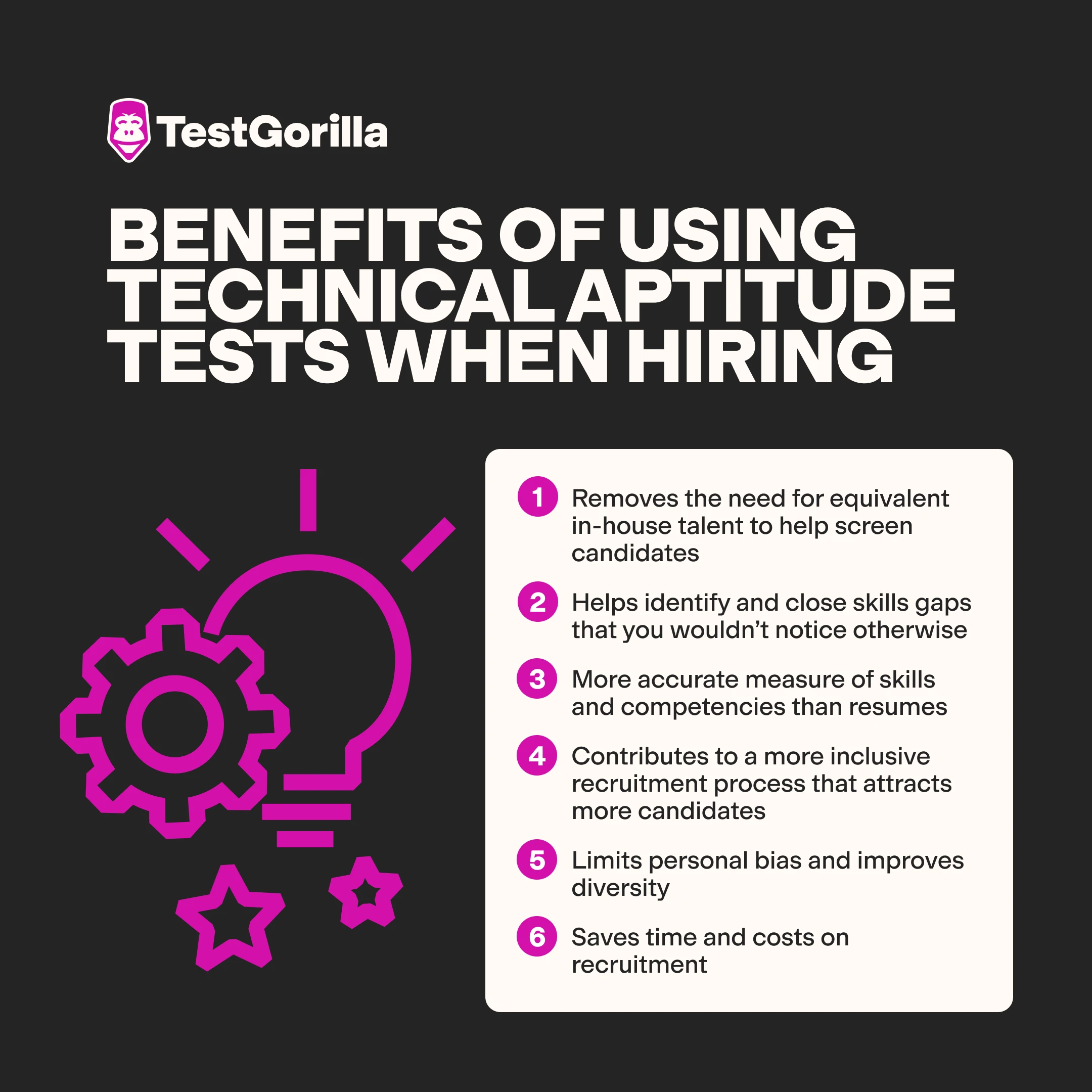 benefits of using technical aptitude tests when hiring graphic