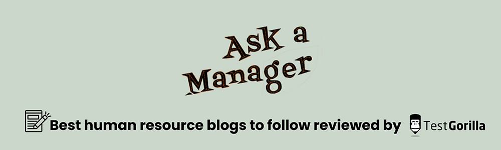 Ask a manager human resource blog