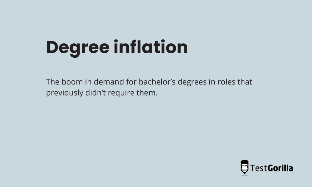 Degree inflation definition