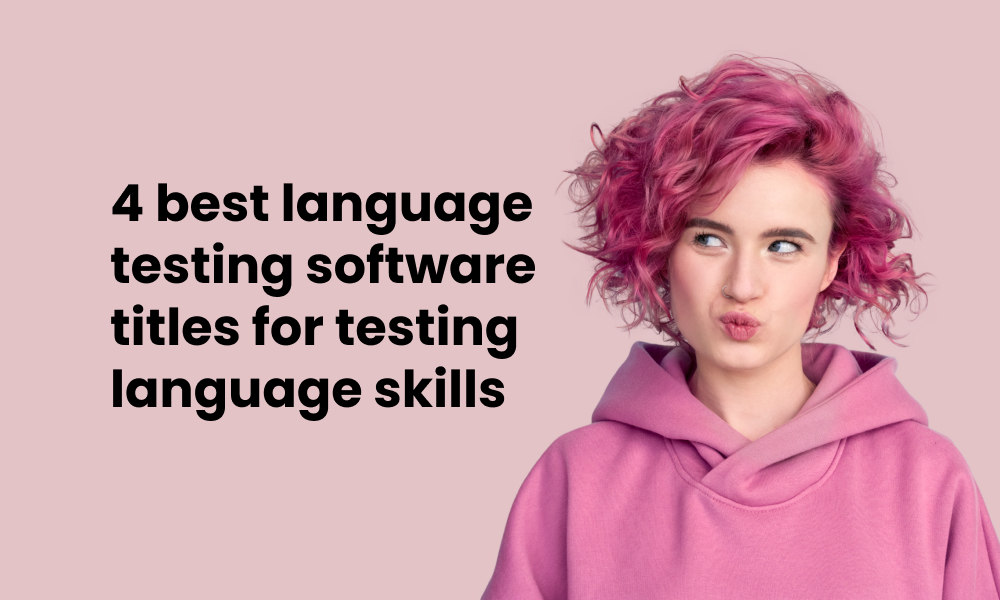 4 best language testing software titles for testing language skills feature graphic